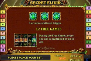 онлайн играть в Secret Elixir